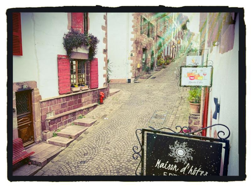 Chambres D'Hotes Maison E.Bernat Saint-Jean-Pied-de-Port Bagian luar foto